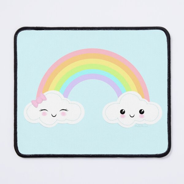 Item preview, Rainbow and happy clouds designed and sold by ArteAnnie.