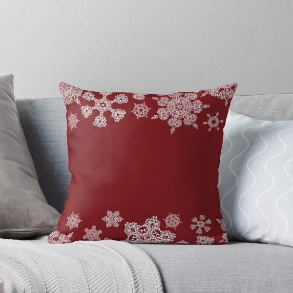 Item preview, Winter design with abstract snowflakes on red designed and sold by TorriPhoto.
