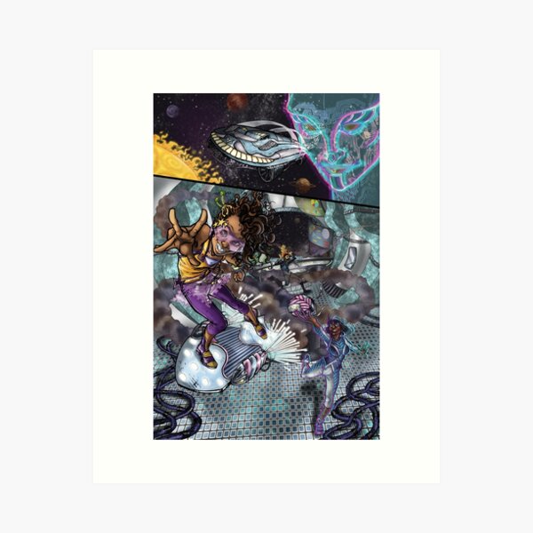 Item preview, Flight - 1st Place Illustration - Your Weird Aunt PollyMorph Says Hello designed and sold by mischiefcorner.