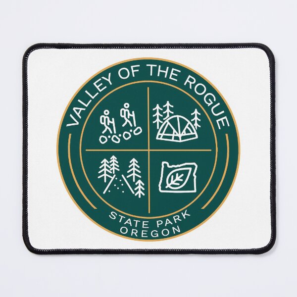 Item preview, Valley of the Rogue State Park Heraldic Logo designed and sold by VanyaKar.