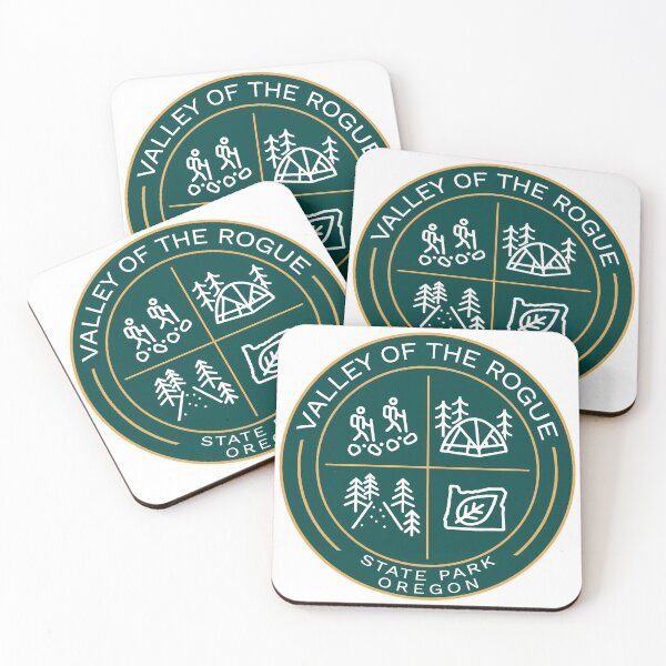 Item preview, Valley of the Rogue State Park Heraldic Logo designed and sold by VanyaKar.