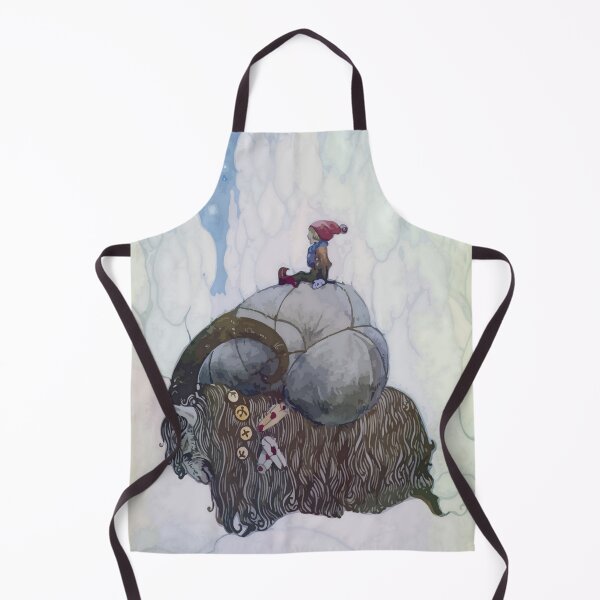 Item preview, Julbocken The Yule Goat Being Ridden By A Child Vector designed and sold by taiche.