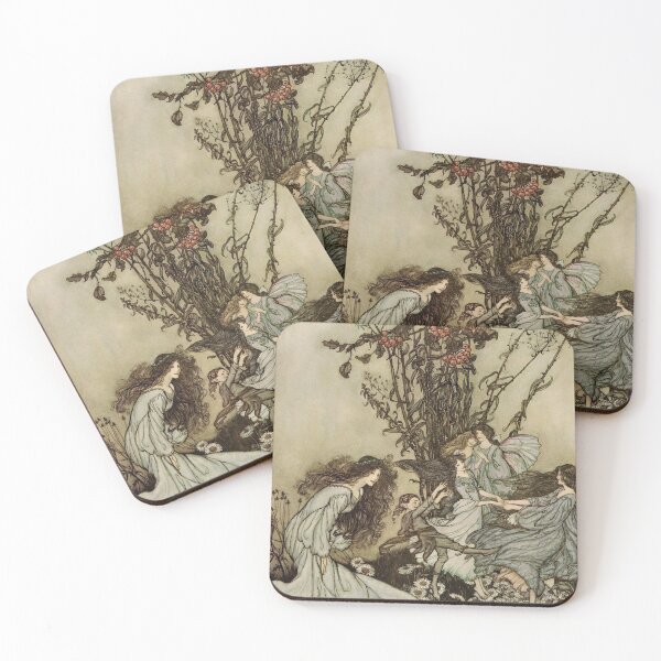 Item preview, Vintage Fairy Illustration by Arthur Rackham designed and sold by Bellathewilde.