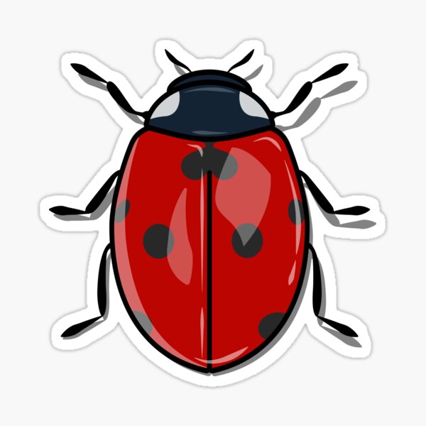 Adorable Ladybug Sticker