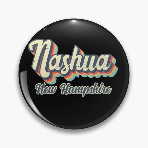Item preview, Nashua City New Hampshire Retro Vintage 70s rainbow designed and sold by Teelogic.