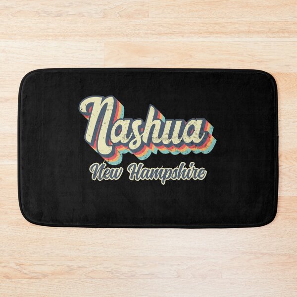 Item preview, Nashua City New Hampshire Retro Vintage 70s rainbow designed and sold by Teelogic.