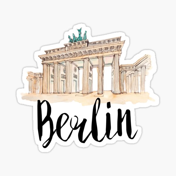 Berlin Germany Stickers for Sale