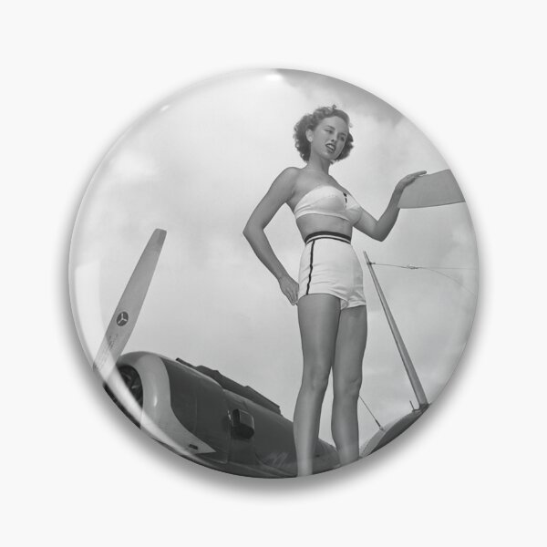 Item preview, Beauty queen Marcia Valibus on amphibious Grumman Goose 1954 designed and sold by Lowtech.