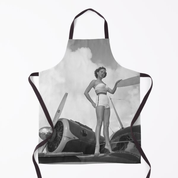Item preview, Beauty queen Marcia Valibus on amphibious Grumman Goose 1954   designed and sold by Lowtech.