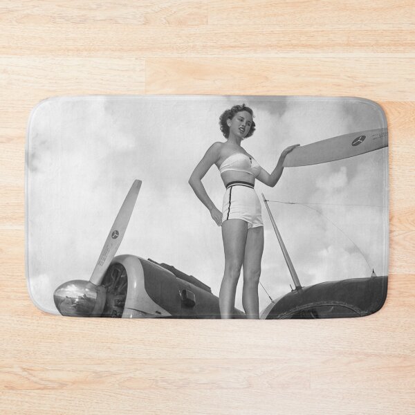 Item preview, Beauty queen Marcia Valibus on amphibious Grumman Goose 1954   designed and sold by Lowtech.