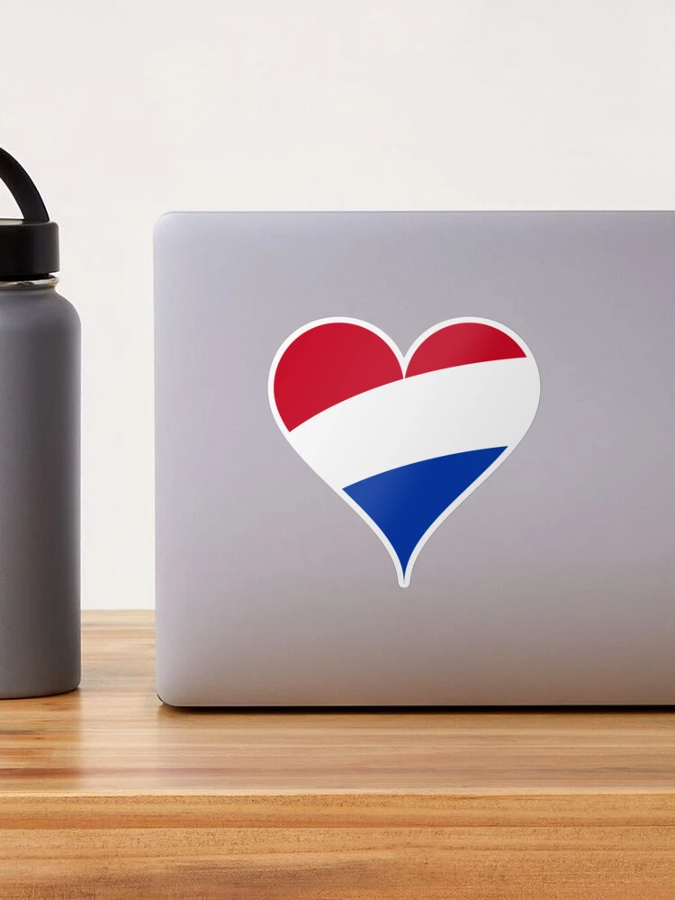 6x Amsterdam/Niederlande Flaggen Aufkleber, 40 Mm – Vinyl, Wetterfest, Für Auto, Helm & Laptop