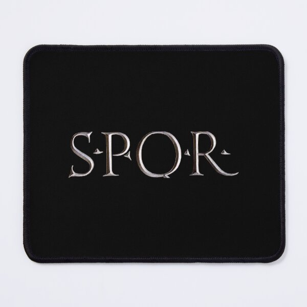 Item preview, Spqr Stone Carved Lettering. Sticker designed and sold by lattpag.