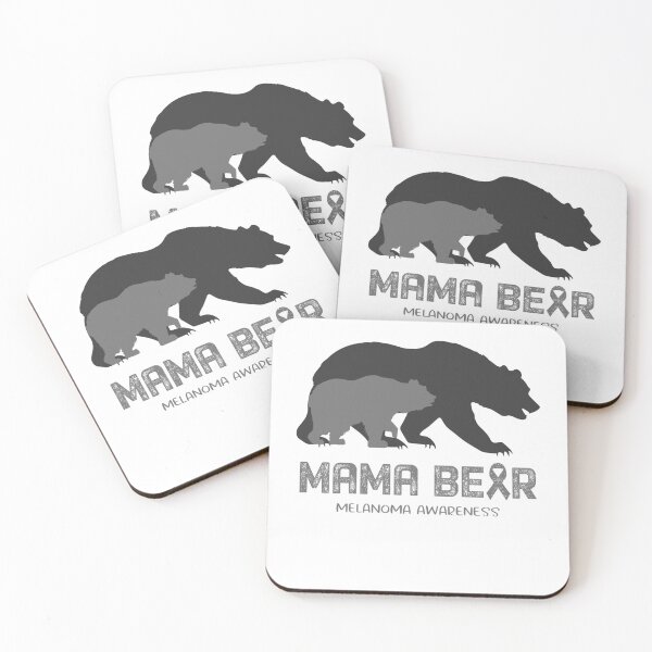 Item preview, Melanoma Awareness Mama Bear Support Melanoma designed and sold by Victormoratalla.