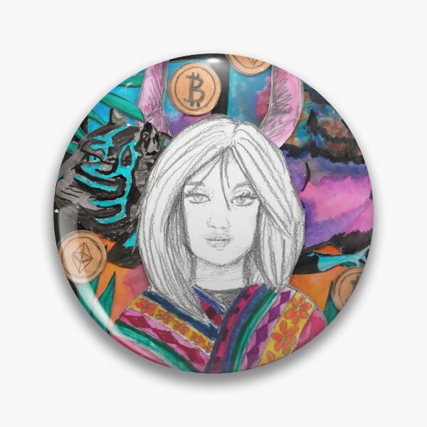 Item preview, La Bruja de la Cryptofortuna ( The Witch of the Crypto Fortune ) designed and sold by Angello Silva Guardia.