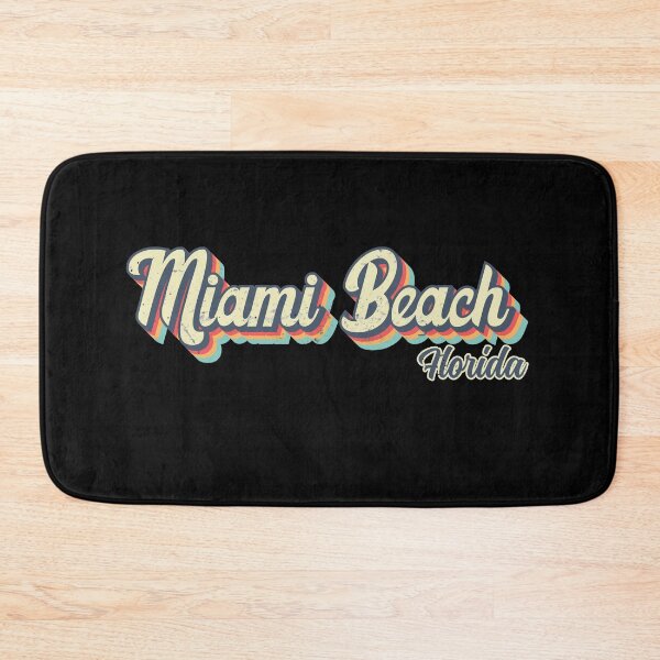 Item preview, Miami Beach City Florida Retro Vintage 70s rainbow designed and sold by Teelogic.