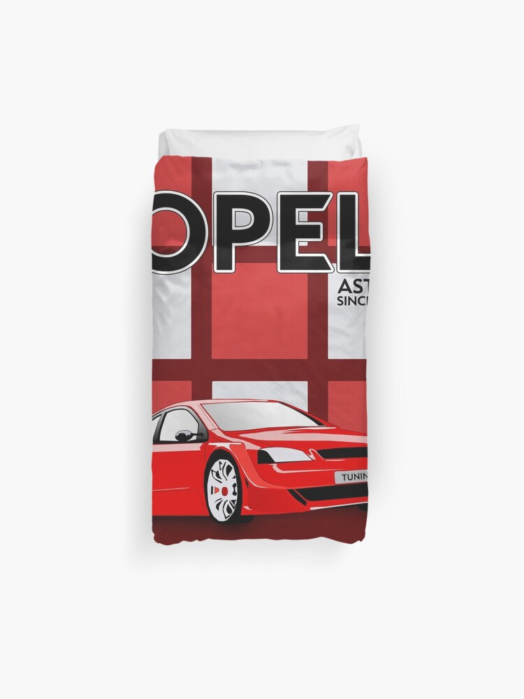 Tuned Opel Astra Duvet Cover By G Design Redbubble