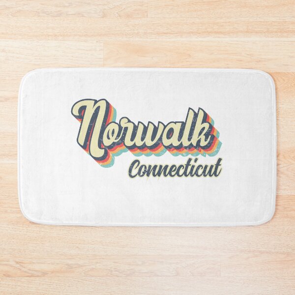Item preview, Norwalk City Connecticut Retro Vintage 70s rainbow designed and sold by Teelogic.