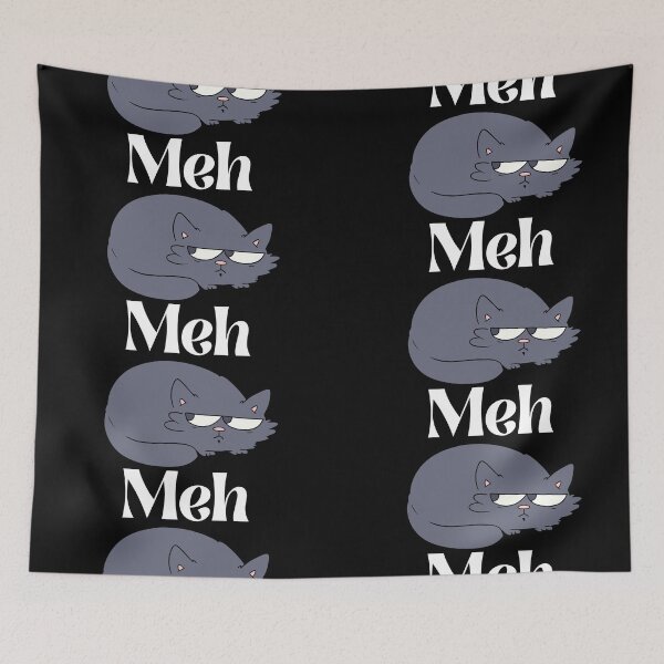 Item preview, Funny Meh Cat designed and sold by Imaginative Expressions⭐️ ⭐️ ⭐️ ⭐️ ⭐️.