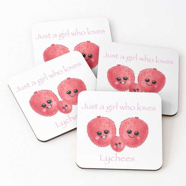 Item preview, Just a girl who loves lychees designed and sold by QuirkyCraftz.