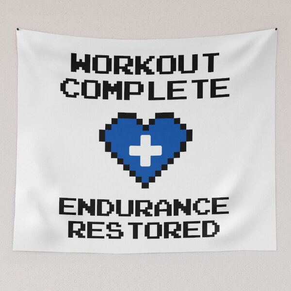 Item preview, Workout Complete Endurance Points Restored designed and sold by Legit Hooligan.