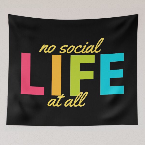 Item preview, No Social Life At All designed and sold by GoPublicTeam.