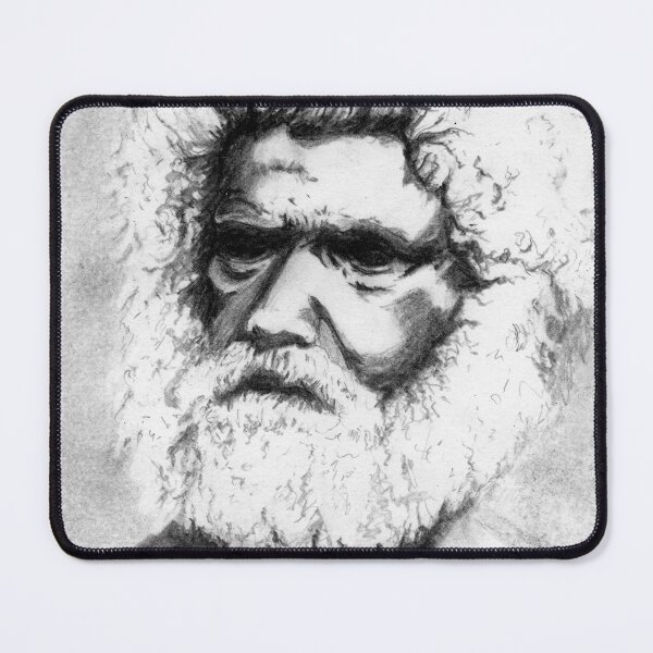 Item preview, Tribal Elder - Australian Aborigine Pencil Drawing designed and sold by Heatherian.