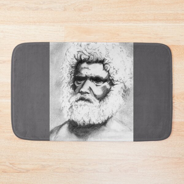 Item preview, Tribal Elder - Australian Aborigine Pencil Drawing designed and sold by Heatherian.