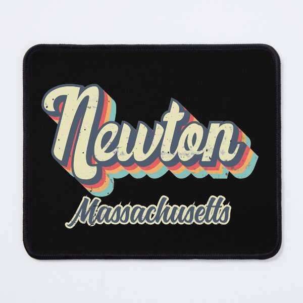 Item preview, Newton City Massachusetts Retro Vintage 70s rainbow designed and sold by Teelogic.