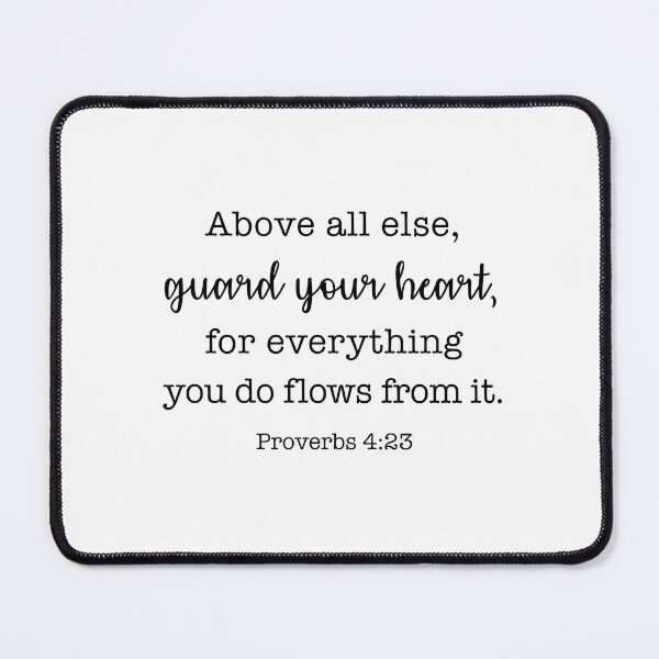Item preview, GUARD YOUR HEART  PROVERBS 4:23 designed and sold by corbrand.