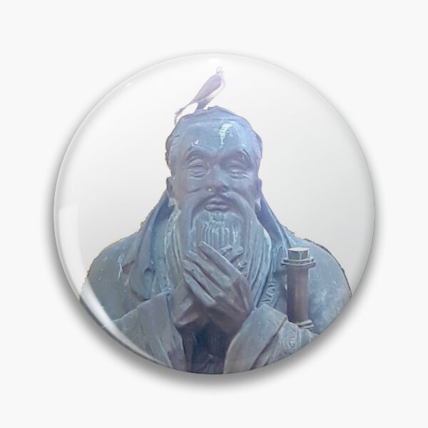 Item preview, Bird on Confucius Statue  designed and sold by SimpleJoyStyle.