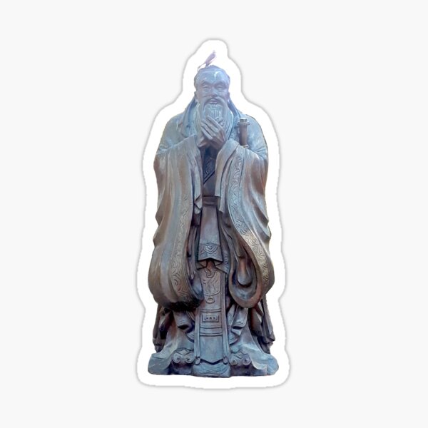 Item preview, Bird on Confucius Statue  designed and sold by SimpleJoyStyle.