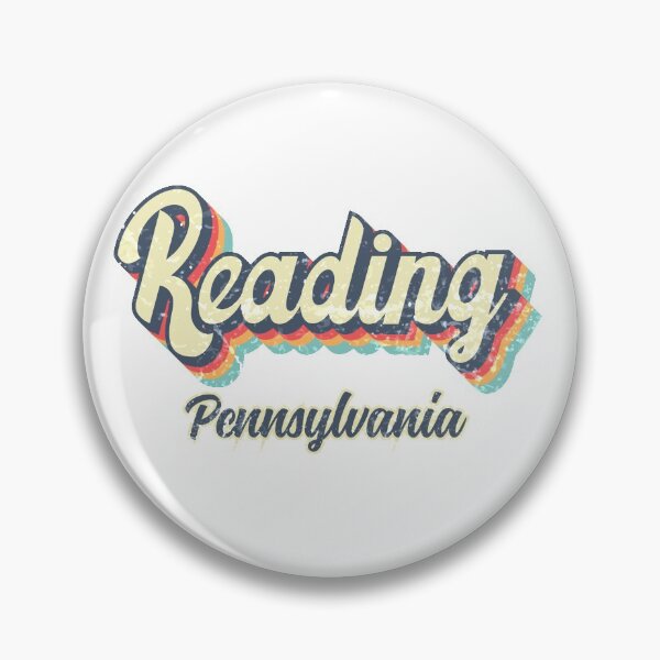 Item preview, Reading City Pennsylvania Retro Vintage 70s rainbow designed and sold by Teelogic.