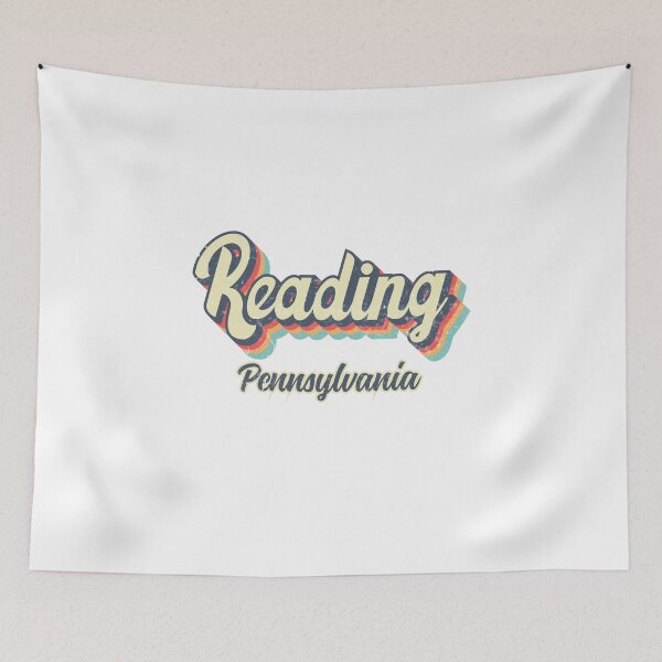 Item preview, Reading City Pennsylvania Retro Vintage 70s rainbow designed and sold by Teelogic.