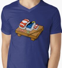 Camiseta para hombre de cuello en v Nemo Sushi