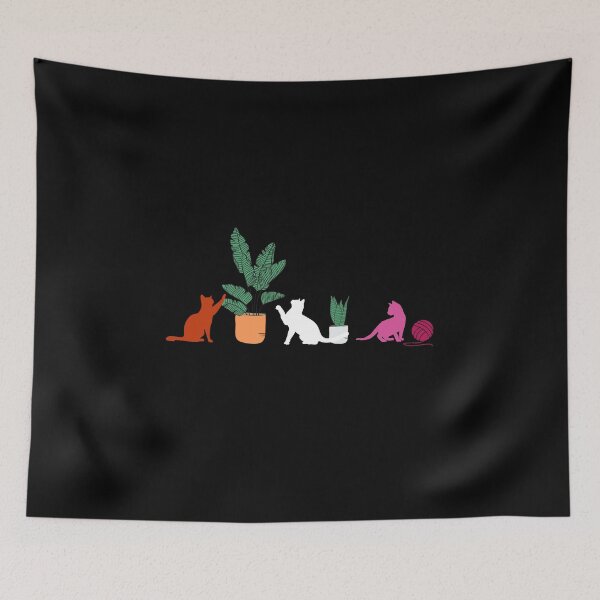 Item preview, Lesbian Cats and Plants. Lesbian Pride designed and sold by Subtle Pride Shop.