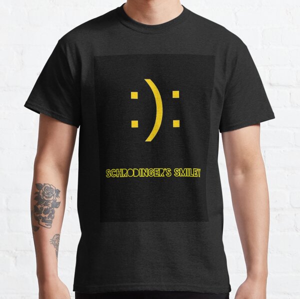 schrodinger smiley t shirt myntra
