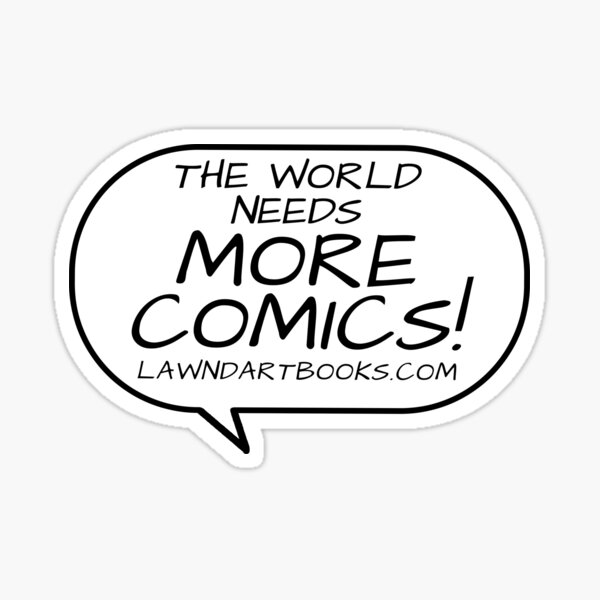 Lawndart Books Logo! Sticker