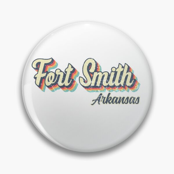 Item preview, Fort Smith City Arkansas Retro Vintage 70s rainbow designed and sold by Teelogic.