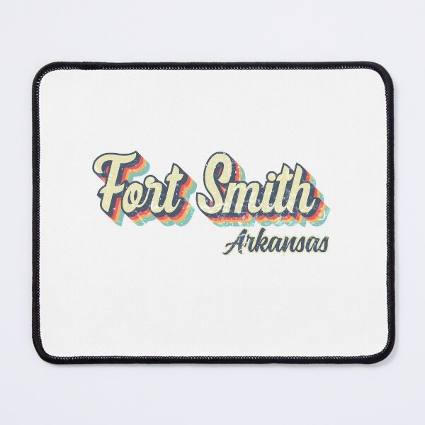Item preview, Fort Smith City Arkansas Retro Vintage 70s rainbow designed and sold by Teelogic.