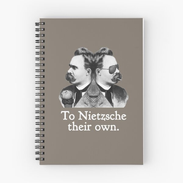 Item preview, To Nietszche Their Own (white text) designed and sold by monkeyfracas.