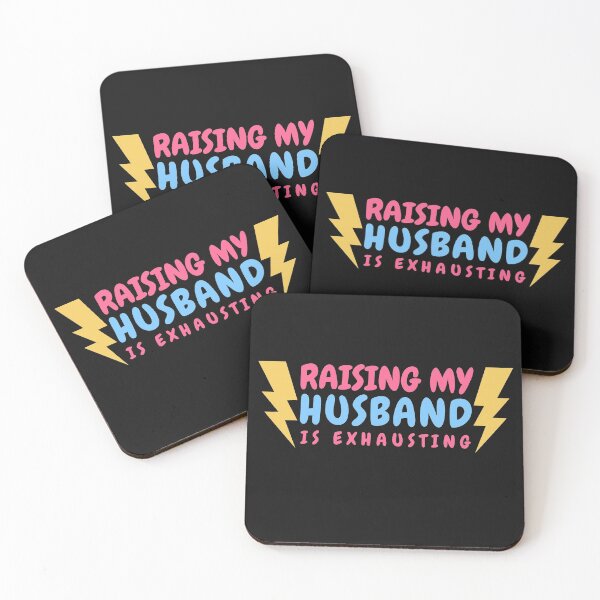 Item preview, Womens Raising my husband is exhausting - Tired Wife Design designed and sold by Click-Like.