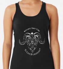 Lebe köstlich Racerback Tank Top