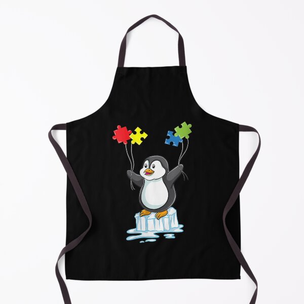 Item preview, Womens Penguin with Autism Puzzle Piece Autism Awareness Gift designed and sold by HeulwenShop.