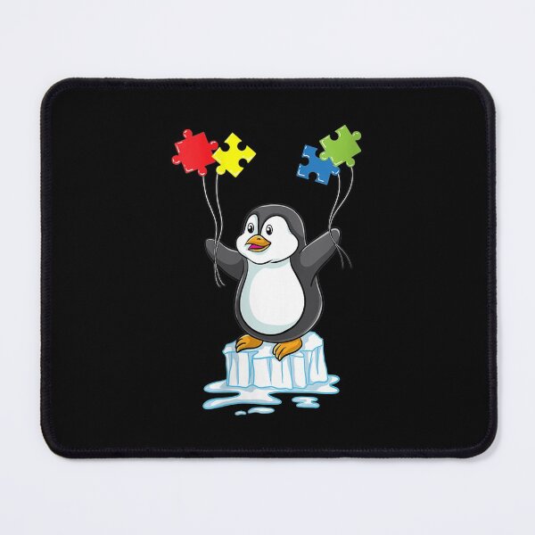 Item preview, Womens Penguin with Autism Puzzle Piece Autism Awareness Gift  designed and sold by HeulwenShop.