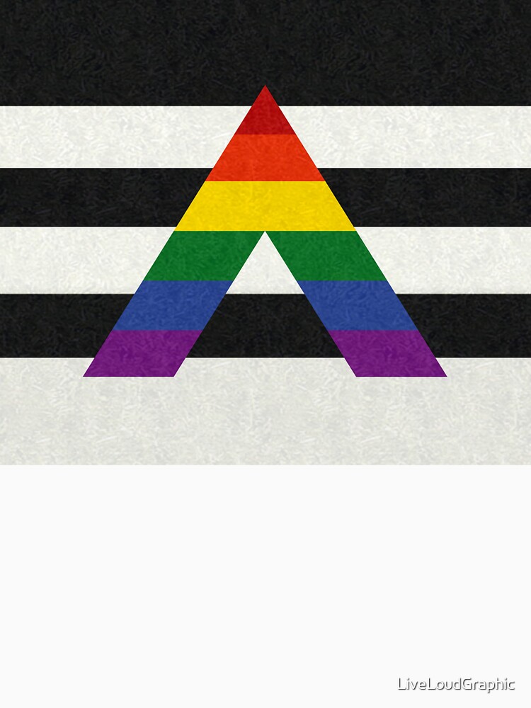 LGBT Ally Flag by LiveLoudGraphic