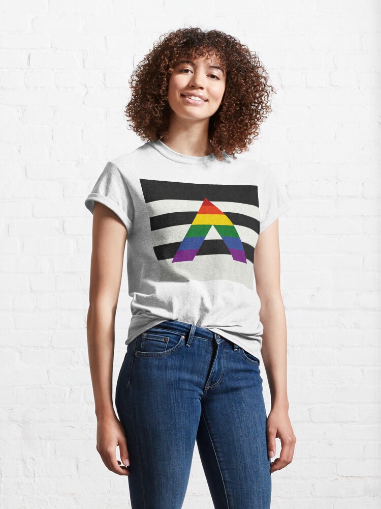 Alternate view of LGBT Ally Flag Classic T-Shirt