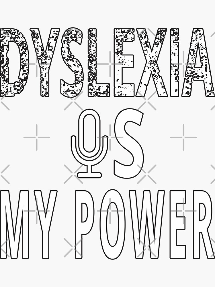 Thumbnail 3 of 3, Sticker, World Dyslexia Awareness Day designed and sold by FridPix.