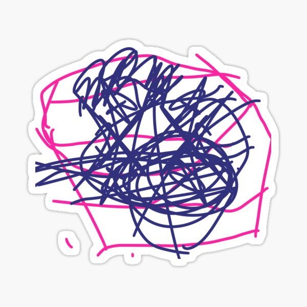 Scratch out Sticker