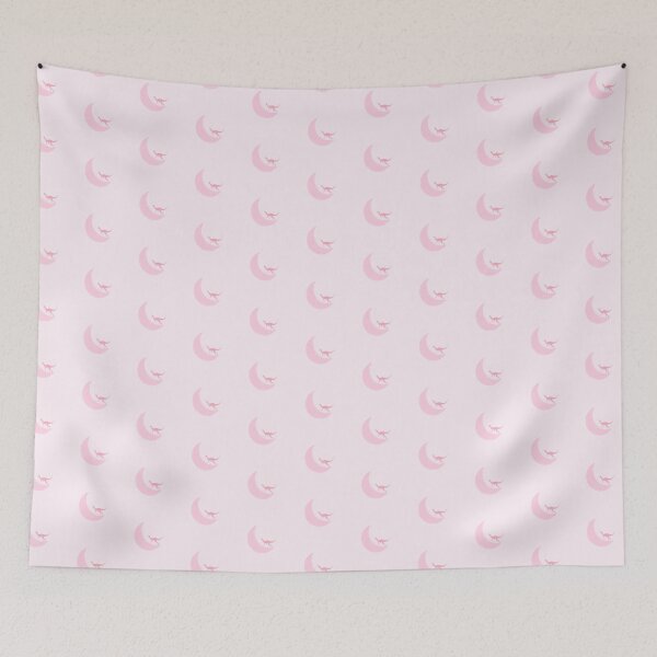Item preview, Dinosaurs on Moon - Pink Aesthetic Art designed and sold by Susmit Pimpalkar.