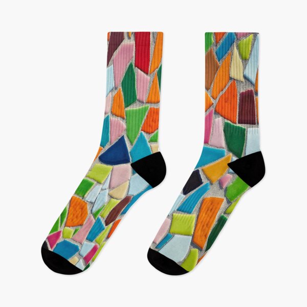 Item preview, Ceramic Tiles Abstract Geometric Mosaic Pattern designed and sold by LashCreations.